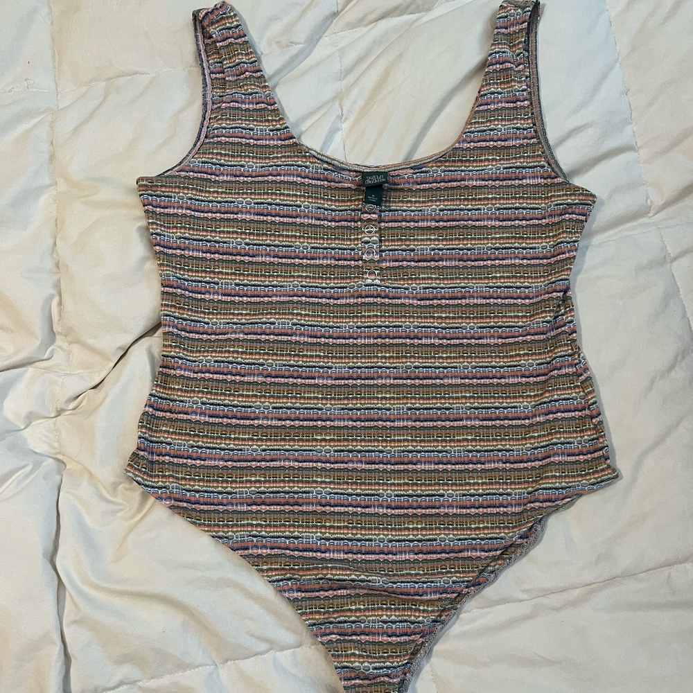 Wild Fable Multicolored Bodysuit Size M